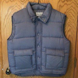 Sears - Purple/Gray Winter Vest NWOT